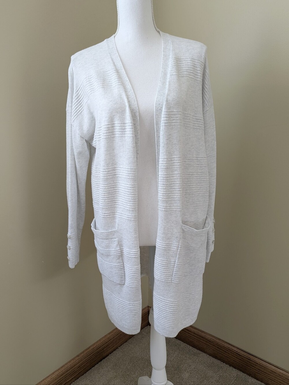 Christopher & Banks Open Cardigan with Pockets